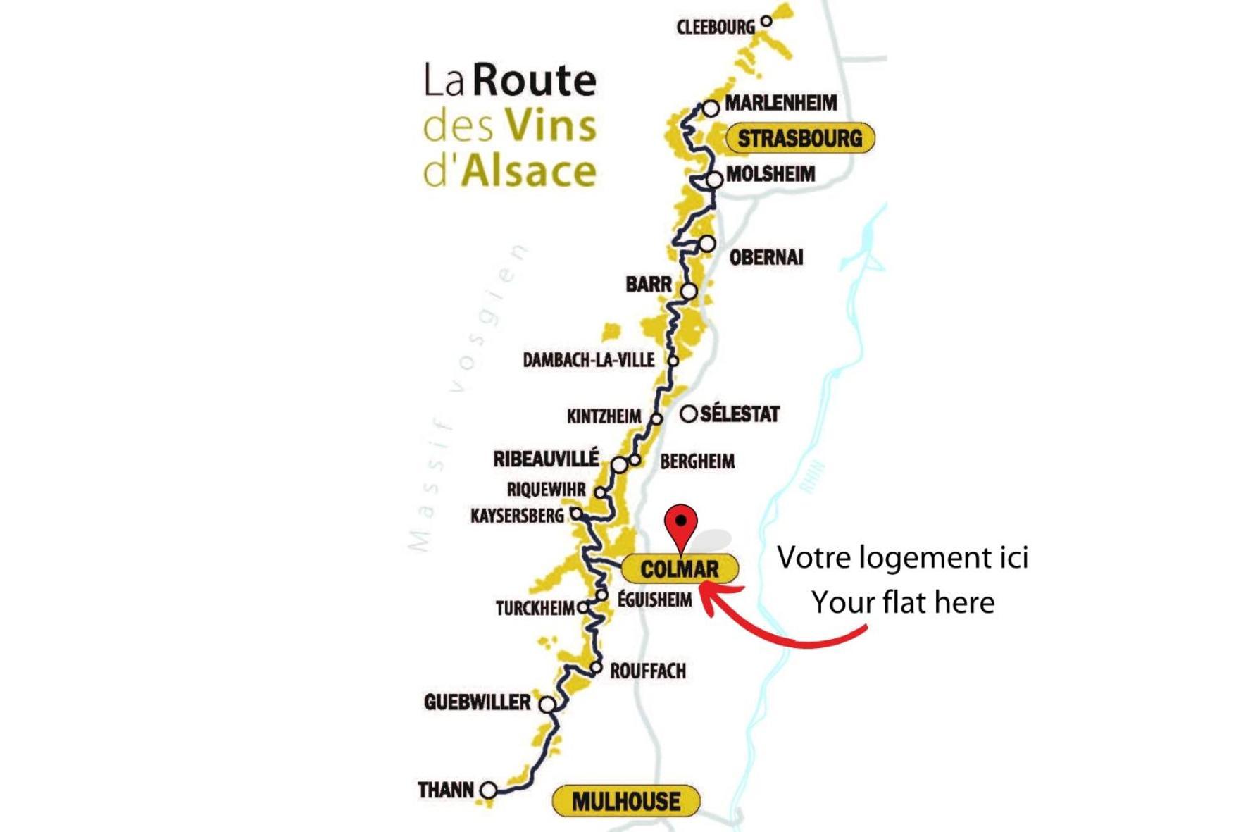 Le Rosacker - Proche Centre Ville Et Gare - Terrasse - Parking Gratuit 2 Places - 2 Chambres - 2 Salles De Bain - Netflix Colmar Eksteriør billede